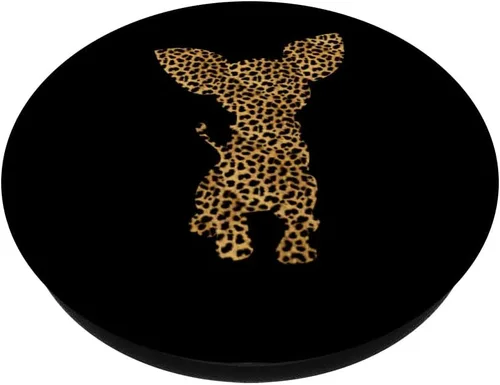 Vista 2 de Chihuahua - Soporte para teléfonos y tabletas, diseño de leopardo