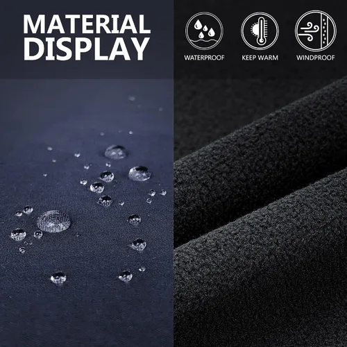Vista 4 de Outdoor Ventures Chaleco de correr para hombre, ligero, resistente al viento, forro polar, sin mangas, para golf
