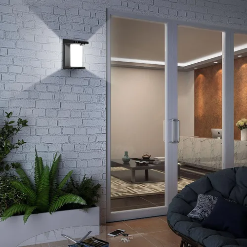 Vista 7 de Luces solares de movimiento para exteriores, 2 modos de iluminación, IP54 impermeable, encendido/apagado automático, inalámbrico, adecuado