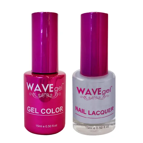 Vista 50 de WAVEGEL - Juego dúo de gel y esmalte de uñas a juego - Colección Princess - #001 Super Black I 0.5 onzas #001 Super Negro