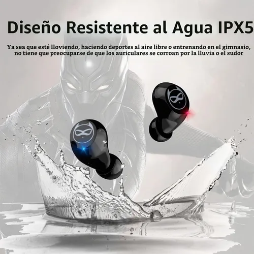 Vista 4 de Auriculares inalámbricos para niños con orejas pequeñas, auriculares con control táctil, auriculares in-ear inalámbricos, auriculares Bluetooth 5.3