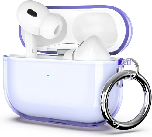 Vista 8 de ULAK Clear for Airpods Pro 2nd/1st Generation Case 2022/2019 Transparente