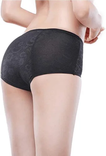 Vista 6 de Calzón para mujer para período menstrual Ropa Interior Protectora para período menstrual de Jacquard de limpieza fácil, L
