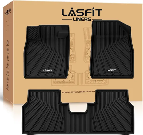 Vista 24 de LASFIT - Tapete de carga 3D para maletero de Volkswagen VW2018-2024 (ajuste 5 asientos), protección para todo tipo de clima, tapete de TPE de alta