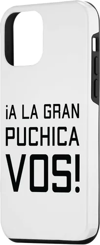 Vista 2 de Funda para iPhone 12 mini A La Gran Puchica Vos El Salvador Chapin Salvi Pupusas Guate