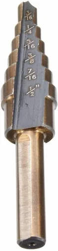Vista 3 de Chiloskit HSS - Juego de brocas escalonadas para madera y metal (3 piezas)