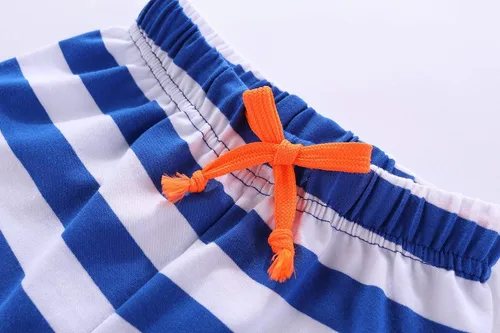 Vista 9 de Mud Kingdom Conjunto de pantalones cortos para niños pequeños, trajes de playa, vacaciones y verano