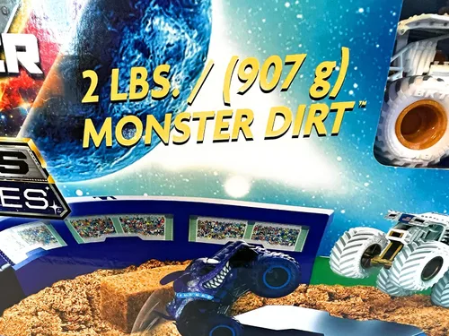 Vista 7 de Monster Jam Gears Galaxies Monster Dirt Arena Set - Construye tu propia arena