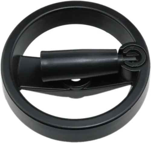 Vista 3 de Rueda de mano plegable de 4.92 pulgadas con agarre giratorio