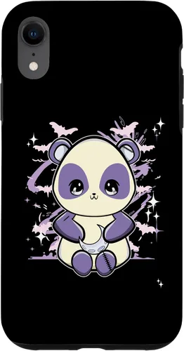 Vista 8 de Funda gótica pastel pastel con panda para iPhone 15