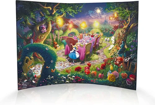 Vista 32 de Disney Brave - Thomas Kinkade Studios - Impresión fotográfica acrílica curvada de 10 x 7 pulgadas - Decoración independiente - Coleccionable