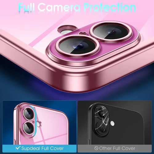 Vista 663 de Supdeal Funda cristalina transparente para iPhone 11, [No se amarillea] [Protección de la cámara] [Probado contra caídas de grado militar] Funda