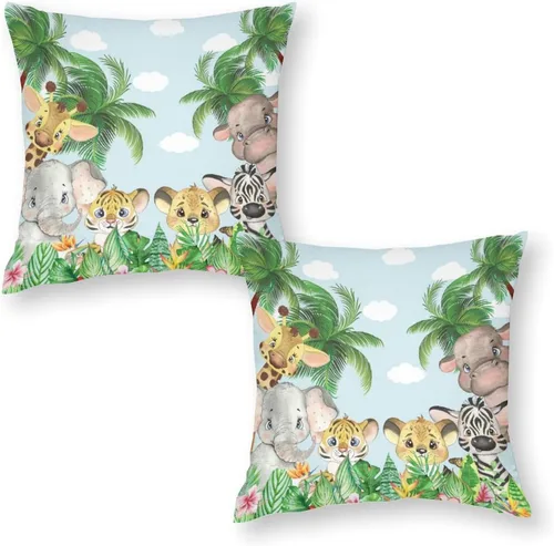 Vista 30 de Juego de 2 fundas de almohada de baloncesto para niños y adolescentes, funda de cojín con estampado de temática deportiva para sofá, sala de estar
