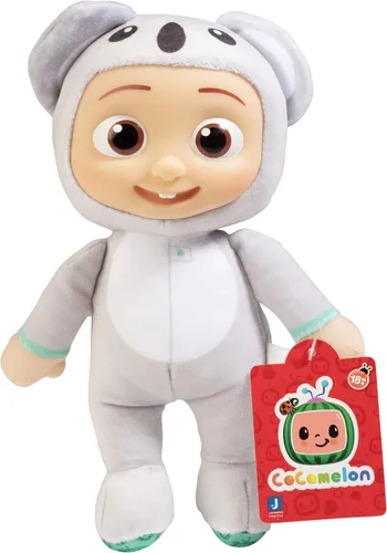 Vista 3 de CoComelon Paquete de 2 peluches JJ de león y koala de 8 pulgadas, con licencia oficial, juguetes de peluche suaves y esponjosos, regalo para niños