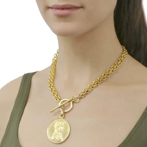 Vista 2 de Colección de joyas bohemias vintage bañadas en oro de 24 quilates estilo marroquí