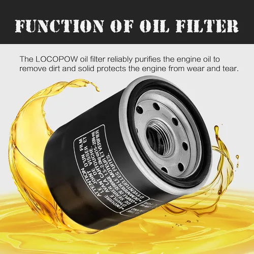 Vista 6 de LOCOPOW 2520799 3084963 Filtro de aceite para Polaris Sportsman 500 400 450 335 570 Ranger Trail boss Trailblazer 330 Scrambler 850 XP 1000 Hawkeye