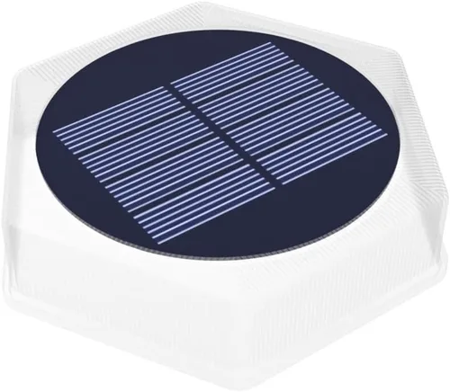 Vista 4 de YiLaie - Luces solares planas para escalera de muelle para exteriores