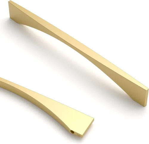 Vista 20 de Asidrama - Paquete de 10 manijas de gabinete de cocina color latón envejecido de 3.75 pulgadas (96mm), tiradores para gabinete, accesorios