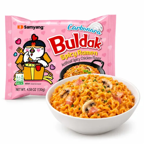 Vista 15 de Samyang - Ramen Buldak salteado, estilo coreano, sabor pollo picante, 4.94 onzas, 2 paquetes (paquete con 5 unidades)