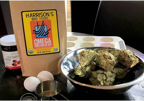 Vista 3 de Harrison's Bird Foods Mezcla de pan de aves omega, certificado orgánico sin