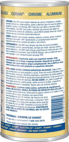 Vista 3 de BAR KEEPERS FRIEND Limpiador en polvo de 12 onzas (paquete de 1)