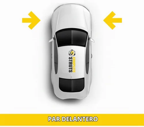 Vista 2 de COMPLETESTRUTS Conjunto de puntales completos delanteros rápidos con resortes helicoidales de repuesto para Mazda CX-7 2007-2012 - Juego de 2