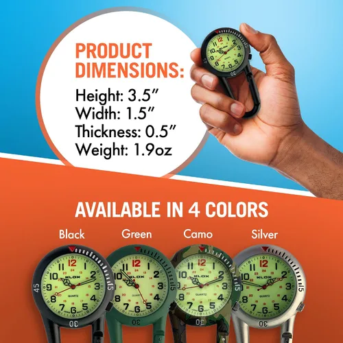 Vista 7 de Reloj unisex con correa que brilla en la oscuridad