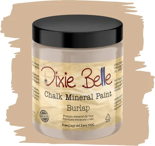 Vista 354 de Pintura para muebles con acabado de tiza Dixie Belle Paint Company - Amatista (4oz) - Pintura mineral de tiza chic púrpura profundo mate