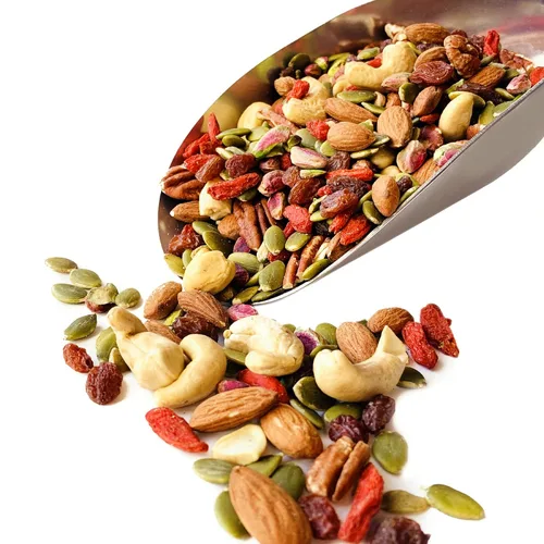 Vista 17 de NY SPICE SHOP Mezcla de frutos secos antioxidantes con frutos secos mixtos, bocadillos saludables para adultos y niños - Paquetes de bocadillos