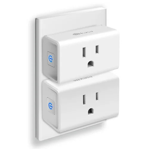 Vista 9 de Kasa Smart Enchufe Mini de 15 A, compatible con Apple HomeKit, toma inteligente que funciona con Siri, Alexa y Google Home, certificado UL, control
