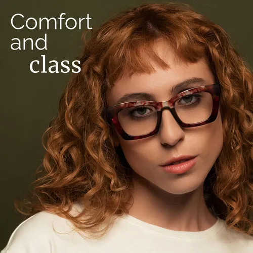 Vista 8 de CCVOO Lentes de lectura elegantes para mujer, anteojos elegantes, lectores de luz azul, tramposos