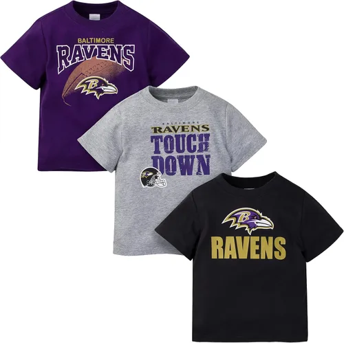 Vista 20 de Gerber Unisex Baby NFL 3 Pack Short Sleeve Team Fan Tee Shirt