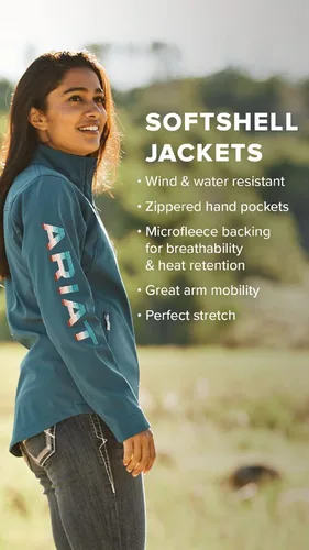 Vista 5 de ARIAT Chaqueta de la marca Classic Team Softshell para mujer