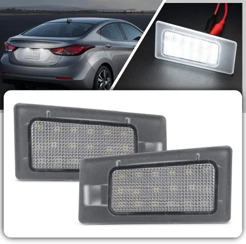 Vista 9 de Luces LED de matrícula para Hyun'dai Elan'tra Accent 2011-2018