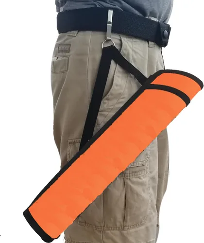 Vista 8 de Arco ballesta pernos flecha tubo cadera carcaj cintura colgado llevar bolsa para 18" 20" 22" flechas