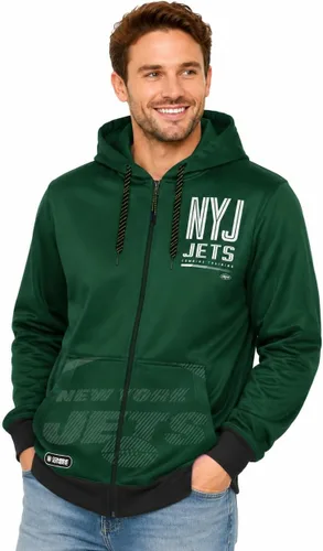 Vista 21 de Outerstuff NFL - Sudadera con capucha para hombre con cremallera completa en colores del