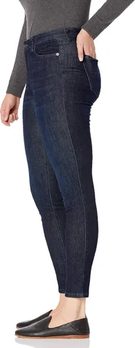 Vista 3 de Tienda Essentials Jeans ajustados con curvas de tiro medio estándar para mujer