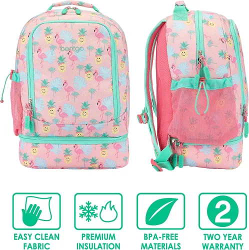 Vista 4 de Bentgo Kids Prints 2 en 1 Mochila y lonchera aislada