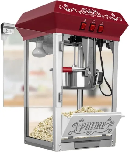 Vista 12 de Máquina de palomitas Trygoal, máquina de palomitas de 16 Oz para 80 tazas por tanda, máquina de palomitas estilo barra con 1 cuchara, 1 cuchara