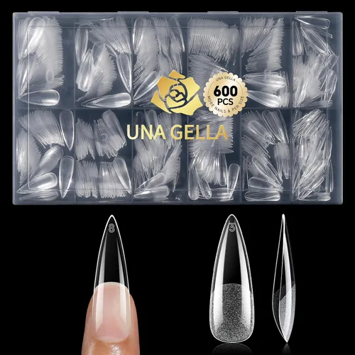 Vista 20 de UNA GELLA Pegamento de uñas de gel 6 en 1 para puntas de uñas transparentes