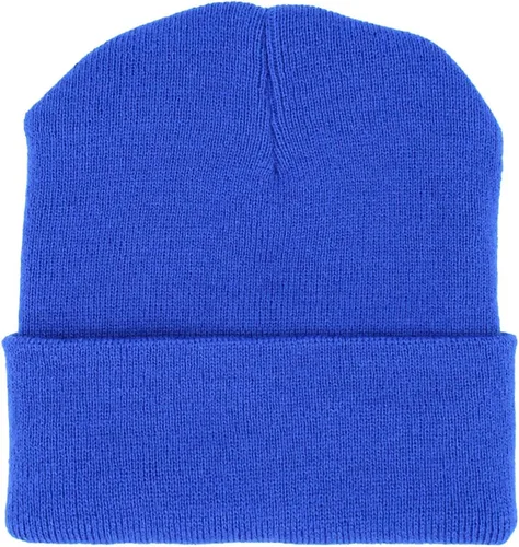 Vista 15 de KBETHOS Made in USA - Gorro de punto acrílico doblado con puños para hombre y mujer, color liso, unisex, frío 1. Gorro largo sólido negro