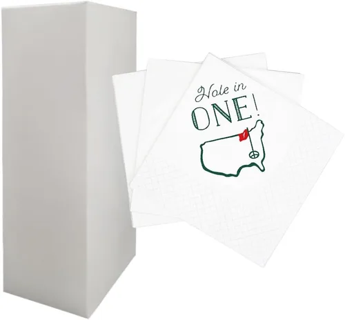 Vista 9 de Servilletas de cóctel de golf, paquete de 100 servilletas de papel con temática de golf Par-Fect Together para boda, ensayo, cena, despedida
