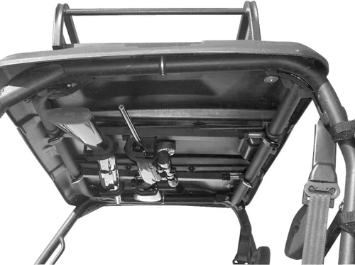 Vista 8 de Portaarmas de Extracción Rápida para Techo - UTV con profundidad de barra antivuelco de 23"-28" (QD850-OGR)