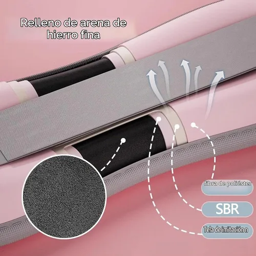 Vista 4 de 1 par de pesas ajustables de muñeca para hombres y mujeres de 0.66 libras, para yoga, caminar, aeróbicos, ejercicio de baile y otros ejercicios