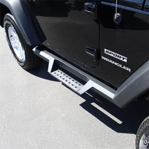 Vista 4 de Westin 56-13315 HDX Drop Nerf Bars se adapta a 2007-2018 Wrangler JK 2 puertas texturizadas par negro