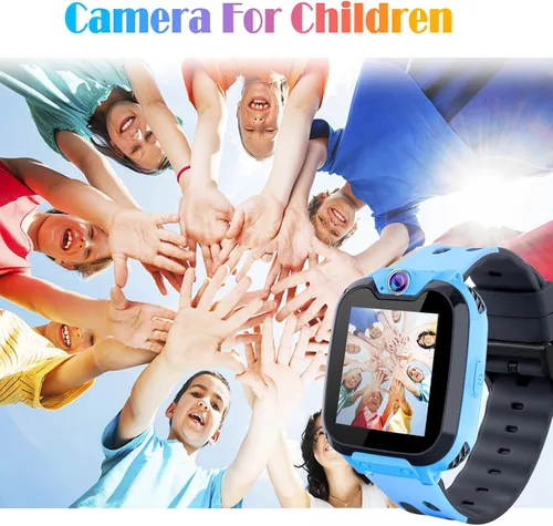 Vista 3 de Reloj inteligente Goodatech para niños y niñas, juguetes de aprendizaje con 16 juegos, llamadas telefónicas SOS, cámara, reproductor de música