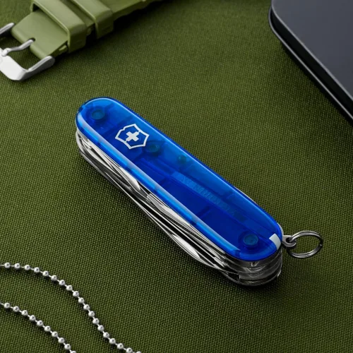 Vista 2 de Victorinox Swisschamp Multiherramienta (Zafiro), 91 mm Swiss made stainless steel tool for camping and hiking with pliers, scissors, large blade