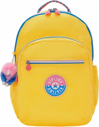 Vista 12 de Mochila Kipling Seoul extra grande para laptop de 17", Grande True Blue Tonal 2