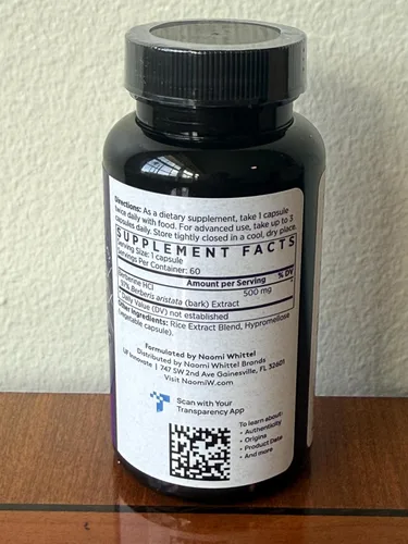 Vista 7 de NAOMI Himalayan Berberine 500mg – Apoya la función metabólica saludable y un perfil lipídico equilibrado – HIMABERB® patentado, berberina HCl 97%