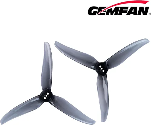 Vista 5 de Gemfan Hurricane 4023 3-Blade Props con 0.059 in para 1505-3600 Motor sin escobillas RC Drone FPV Racing Palillo de dientes 16pcs 8CW 8CCW